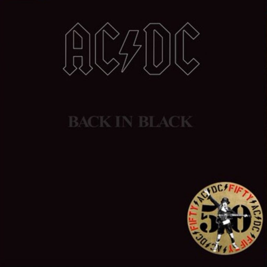 AC/DC - Back in Black 50th Anniversary Exclusive Limited Gold Color Vinyl Rock LP