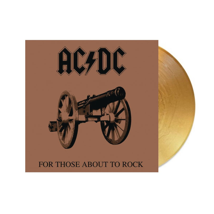 AC/DC - For Those About to Rock 50th Anniversary Exclusive Limited Gold Color Vinyl Rock LP