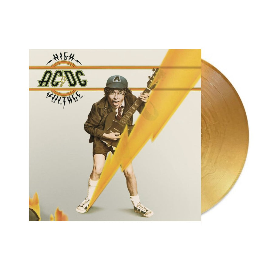 AC/DC - High Voltage 50th Anniversary Exclusive Limited Gold Color Vinyl Rock LP