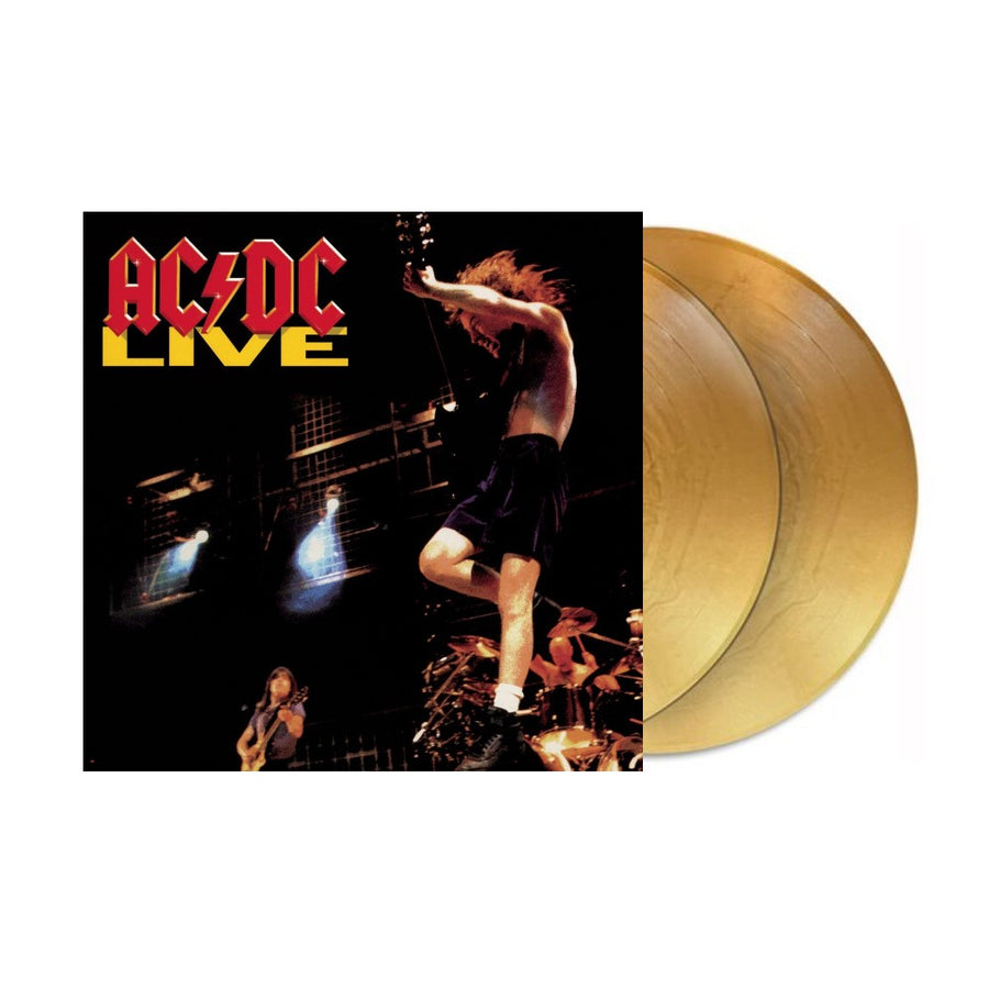 AC/DC - Live 50th Anniversary Exclusive Limited Gold Color Vinyl 2x LP Record - Rock