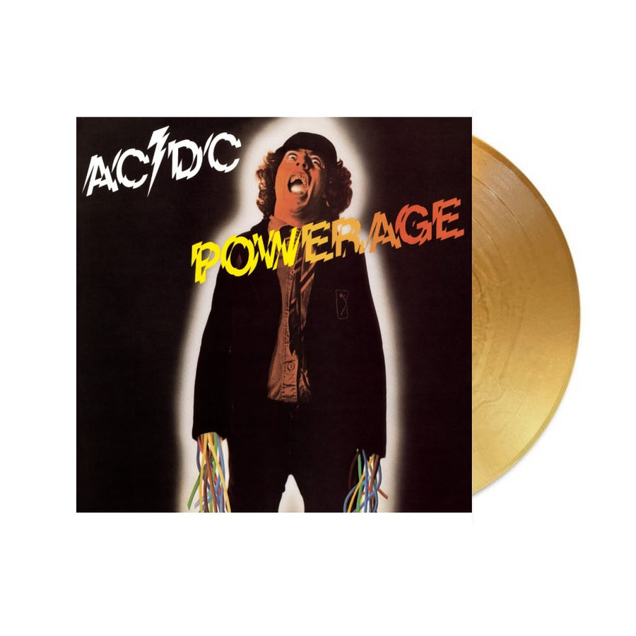 AC/DC - Powerage 50th Anniversary Exclusive Limited Gold Color Vinyl Rock LP