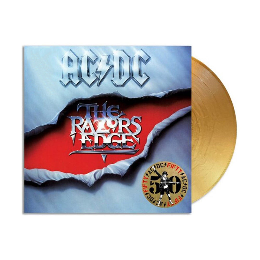 AC/DC - The Razor's Edge 50th Anniversary Exclusive Limited Gold Color Vinyl Rock LP