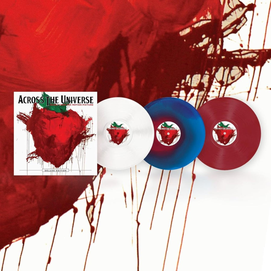 Across The Universe Music From The Motion Picture Soundtrack Exclusive Limited White/Blue/Red Color Vinyl 3x LP