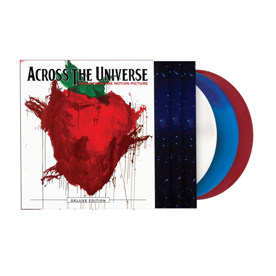 Across The Universe Music From The Motion Picture Soundtrack Exclusive Limited White/Blue/Red Color Vinyl 3x LP