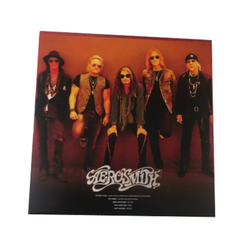 Aerosmith - Greatest Hits Exclusive Limited Edition Black with Red Splatter Color Vinyl LP Record