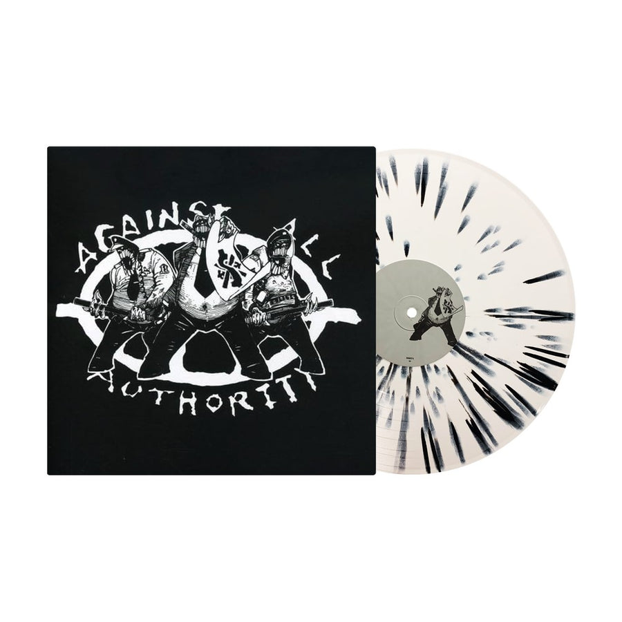 Against All Authority - 24 Hour Roadside Resistance Exclusive Limited White/Black Splatter Color Vinyl LP