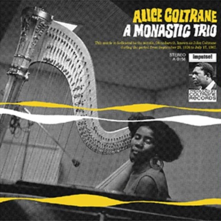 Alice Coltrane - A Monastic Trio Exclusive Limited Yellow Color Vinyl LP