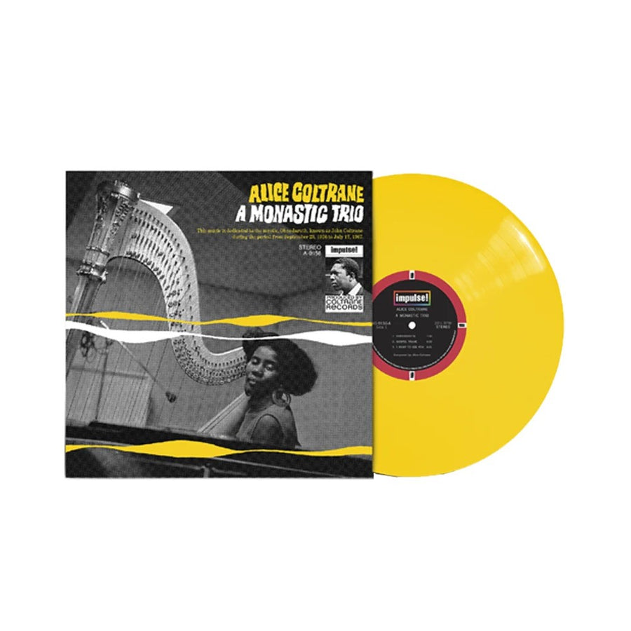 Alice Coltrane - A Monastic Trio Exclusive Limited Yellow Color Vinyl LP