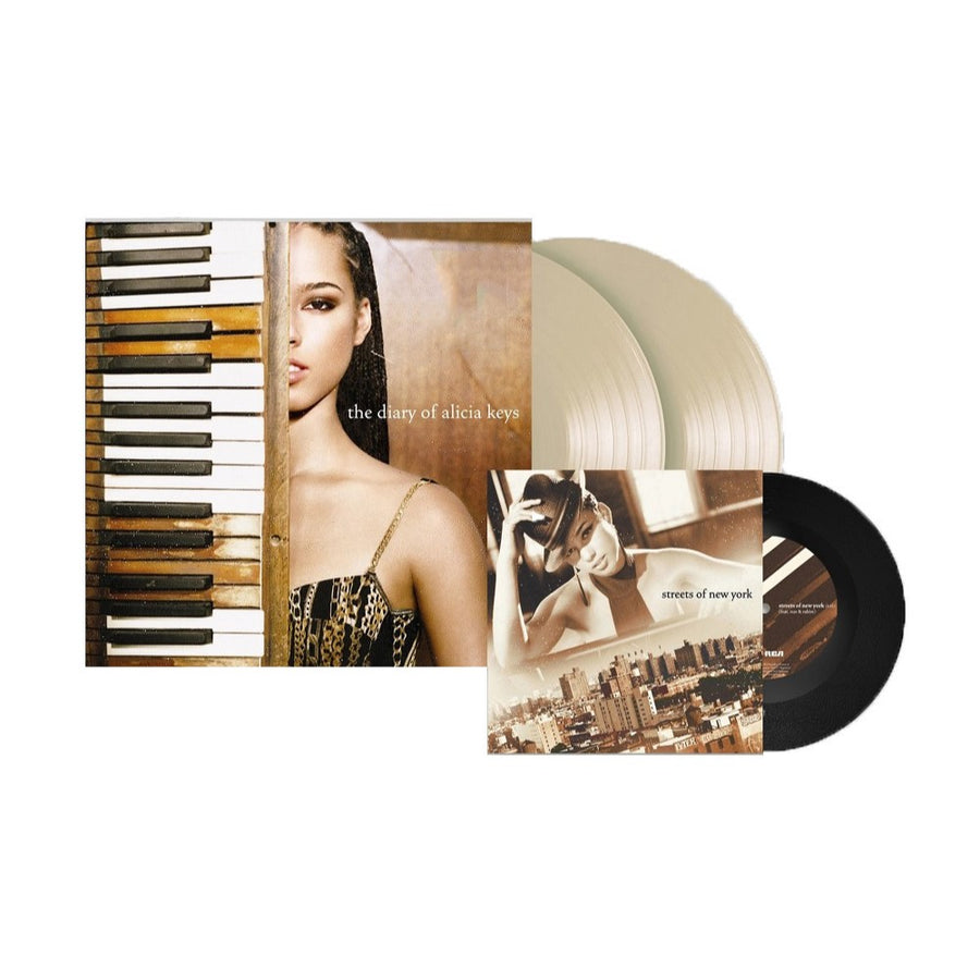 Alicia Keys - The Diary of Alicia Keys Exclusive Champagne/Black Color 2x LP + 7” Vinyl