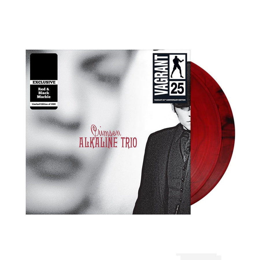 Alkaline Trio - Crimson Exclusive Red/Black Marble Color Vinyl 2x LP Limited Edition #1200 Copies