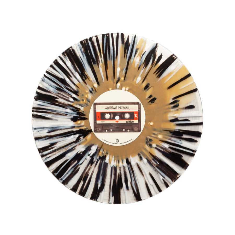 All Time Low - Nothing Personal Exclusive Gold/Clear/Black/White Splatter Color Vinyl LP Limited Edition #500 Copies