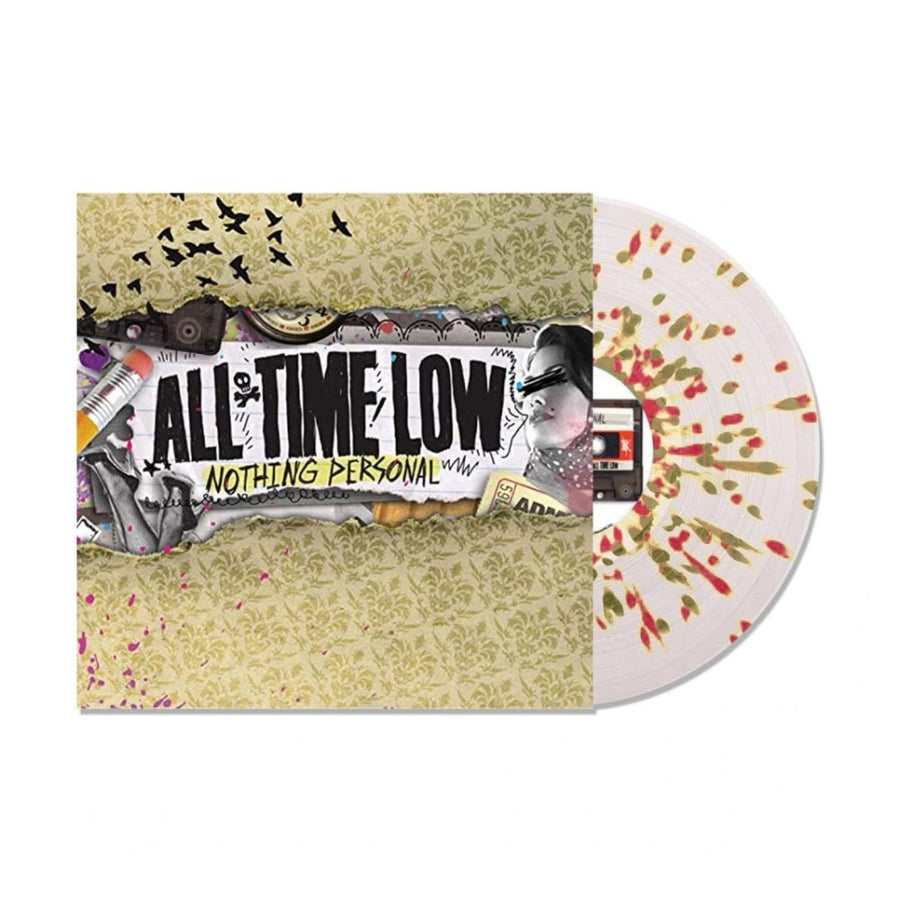 All Time Low - Nothing Personal Exclusive Limited Clear/Gold/Pink Splatter Color Vinyl LP