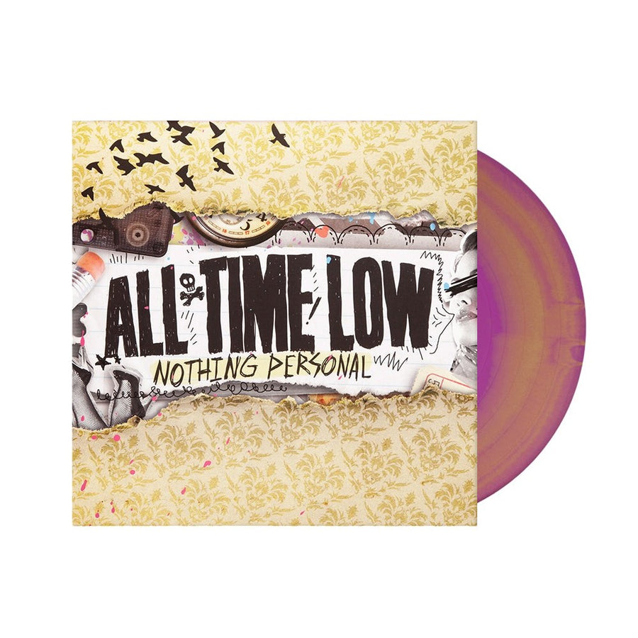 All Time Low - Nothing Personal Exclusive Limited Purple/Gold Swirl Color Vinyl LP