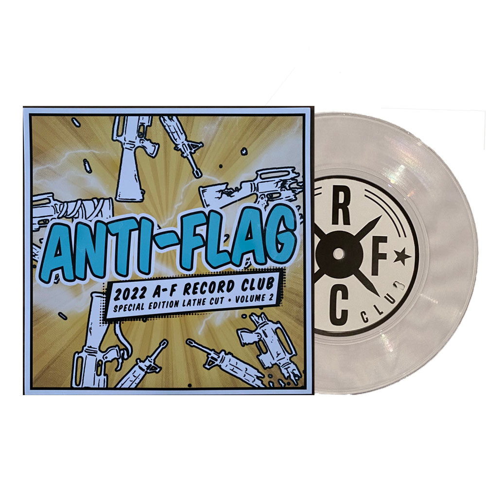Anti-Flag A-F Record Store Vol 2 Exclusive Clear 7 inch Vinyl – Vinceron