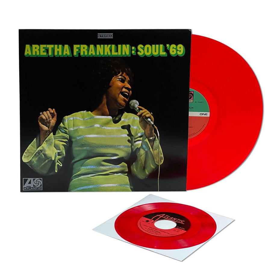 Aretha Franklin - Soul '69 Exclusive Limited Edition Rhino Red Color Vinyl +7” LP Record