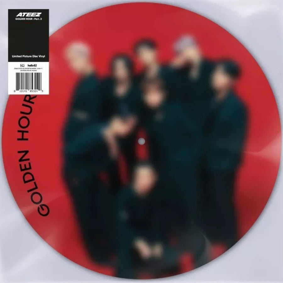 Ateez - Golden Hour: Part 2 Exclusive Limited Picture Disc Vinyl LP Record + Photocard