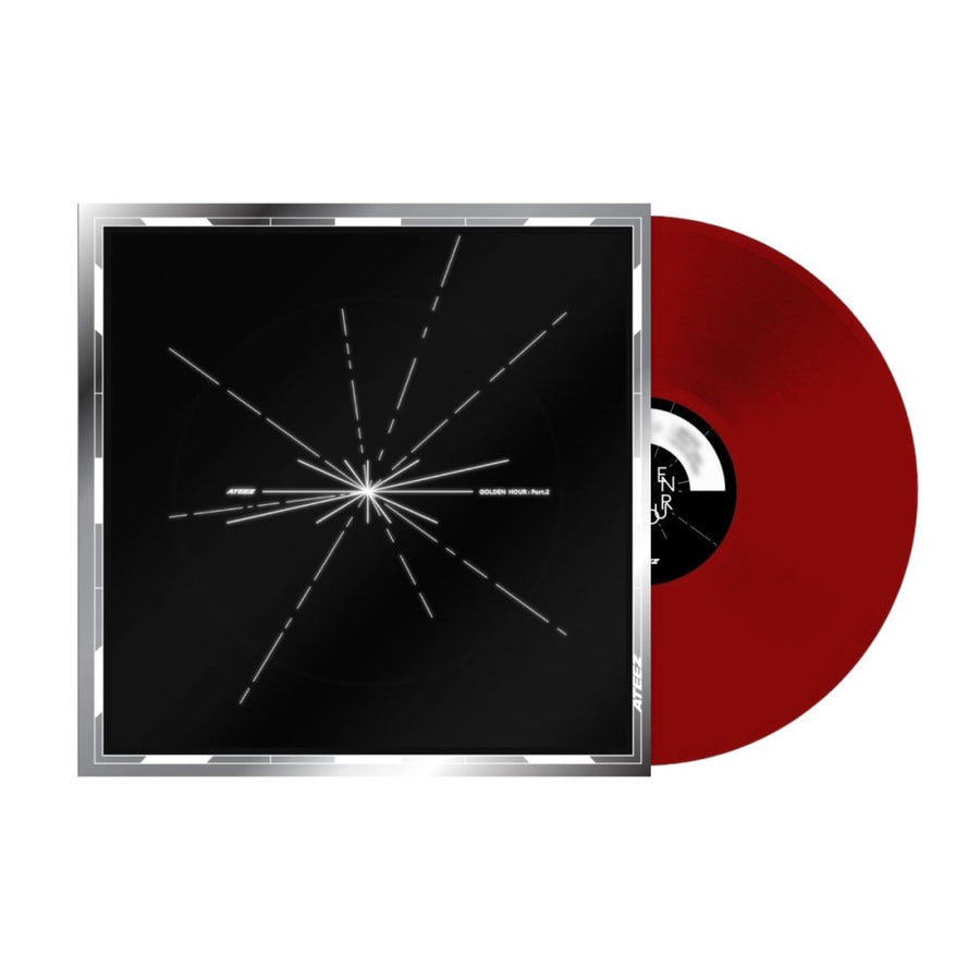 ATEEZ - Golden House: Part.2 Exclusive Limited Ruby Rose Color Vinyl LP