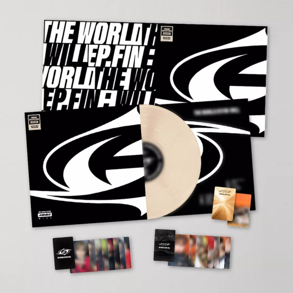 Ateez - The World Ep.Fin:Will Exclusive Limited Bone Colored Vinyl LP ...