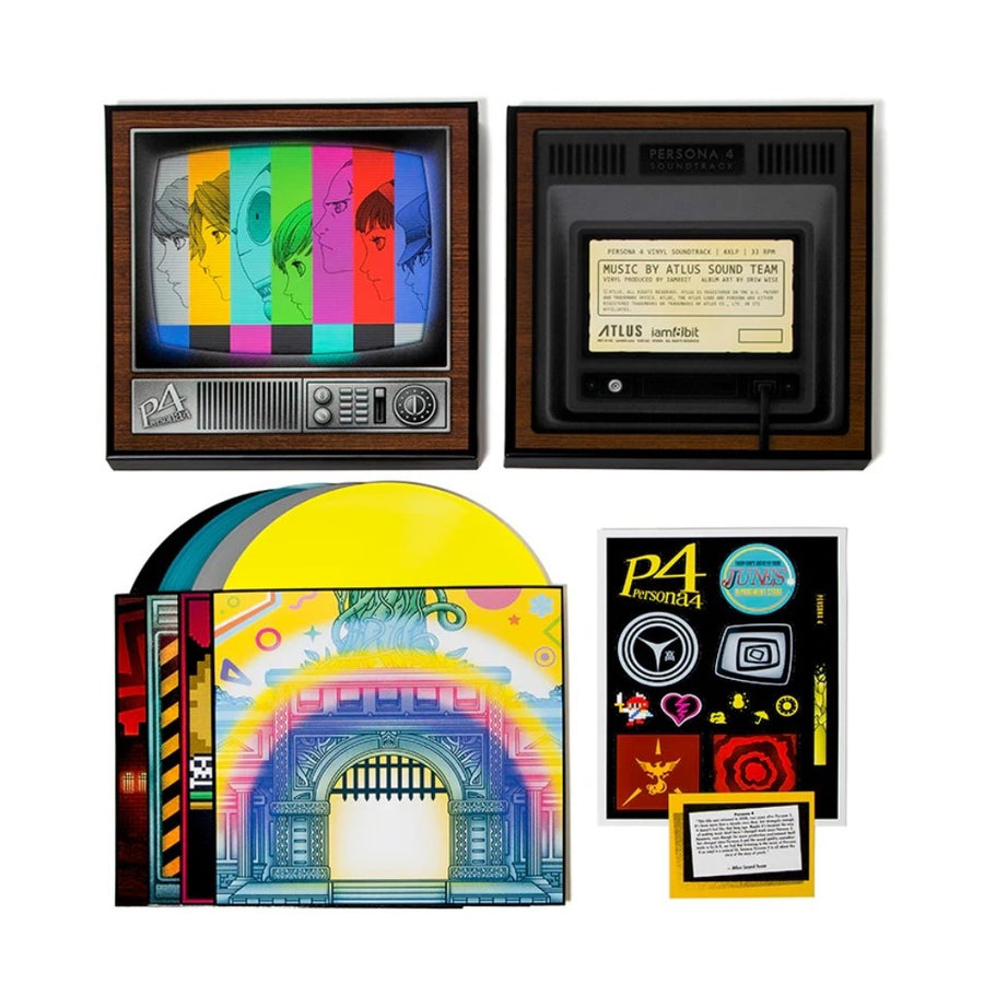 Atlus Sound Team - Persona 4 Exclusive Limited Color Vinyl 4X LP BoxSet