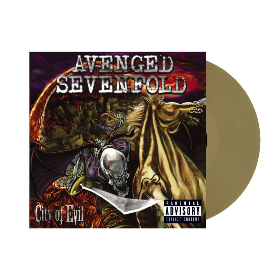 Avenged Sevenfold - City of Evil Exclusive Limited Gold Color Vinyl 2x LP