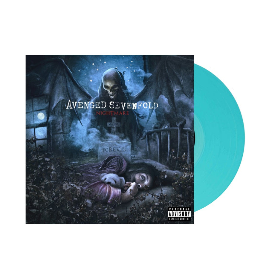 Avenged Sevenfold - Nightmare Exclusive Limited Edition Transparent Blue Color Vinyl 2x LP Record