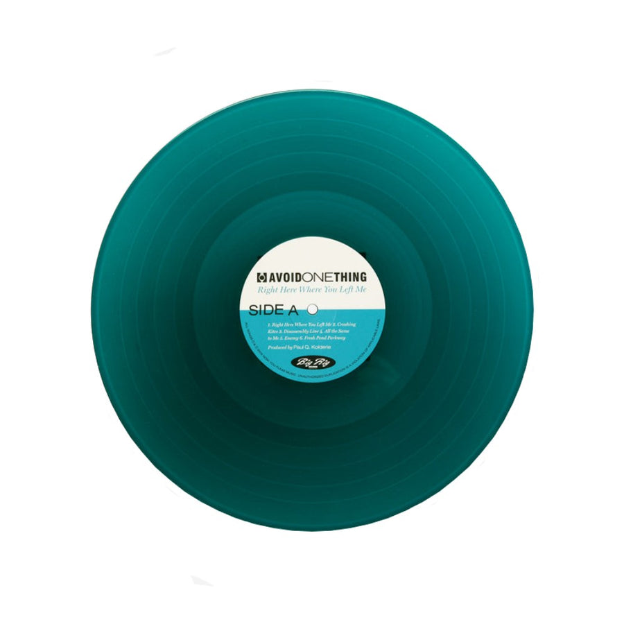 Avoid One Thing - Right Here Where You Left Me Exclusive Limited Sea Blue Color Vinyl LP