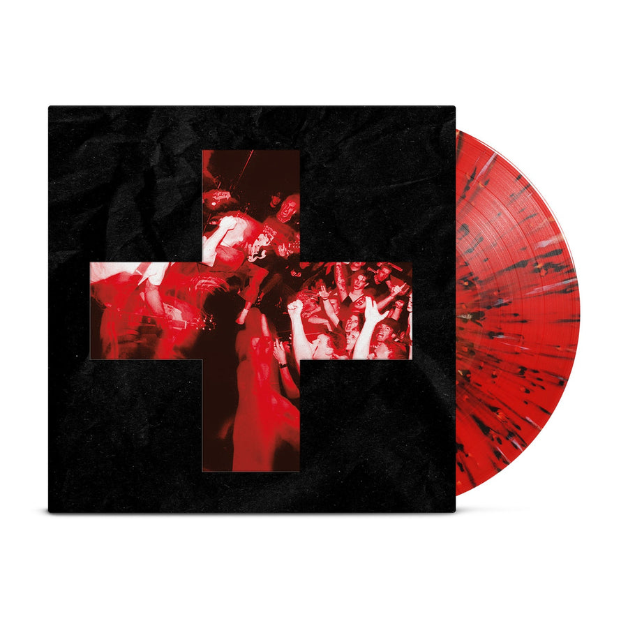Bane - Give Blood Exclusive Deluxe Edition Transparent Red/Black/White Splatter Color Vinyl LP Limited To 500 Copies