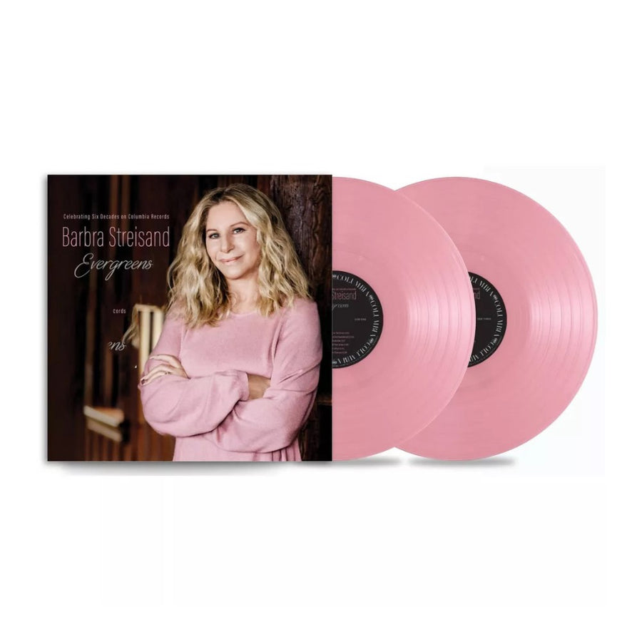 Barbra Streisand - Evergreens Exclusive Limited Edition Baby Pink Color Vinyl 2x LP Record