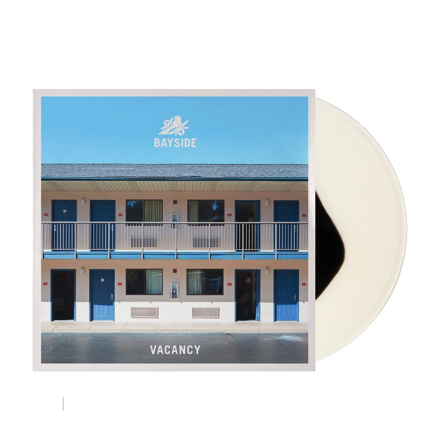 Bayside - Vacancy Exclusive Limited Edition Frosted Clear/Black Blob Color Vinyl LP Record
