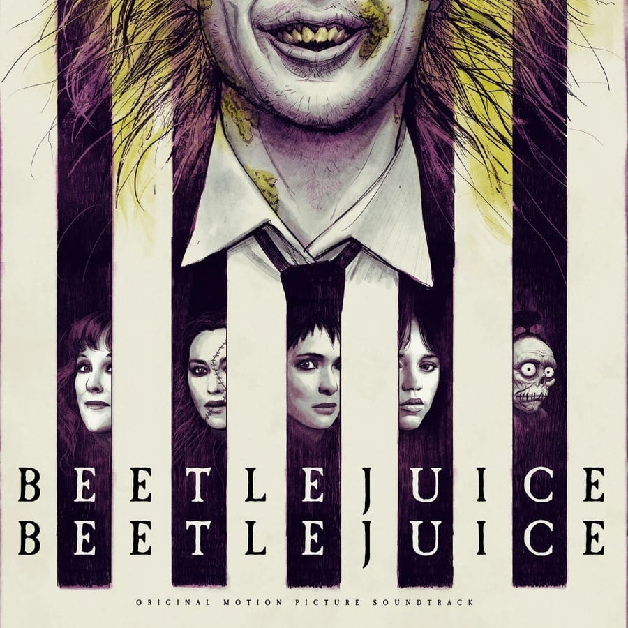 Beetlejuice Beetlejuice Original Motion Picture Soundtrack Exclusive Limited White/Lime Green Swirl with Black Splatter Color Vinyl LP