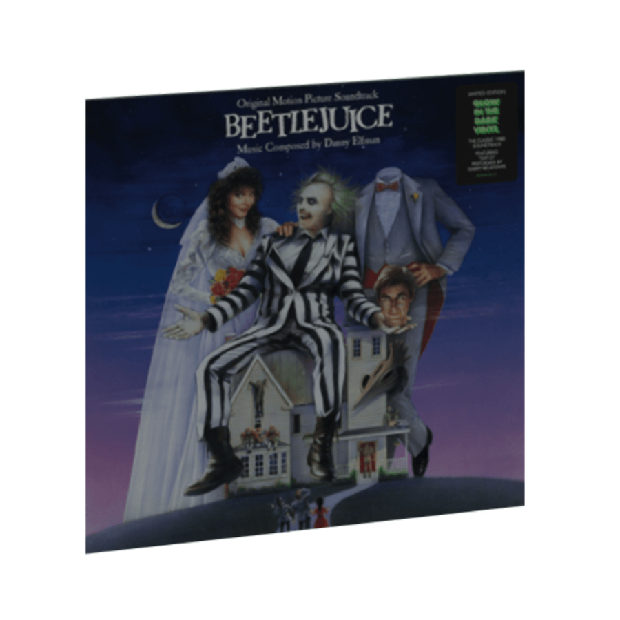 Beetlejuice Soundtrack OST Exclusive Glow In The Dark Color Vinyl LP