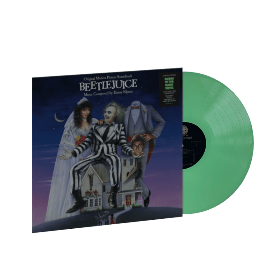 Beetlejuice Soundtrack OST Exclusive Glow In The Dark Color Vinyl LP