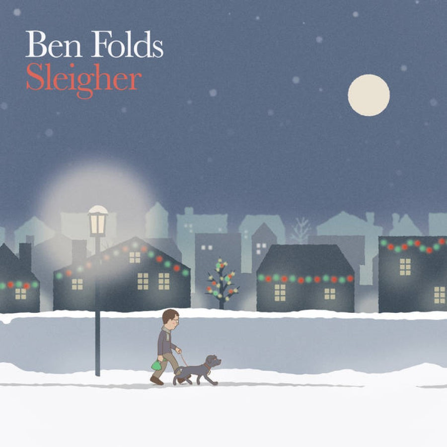 Ben Folds - Sleigher Exclusive Limited Autographed Rudolph Red Color Vinyl LP