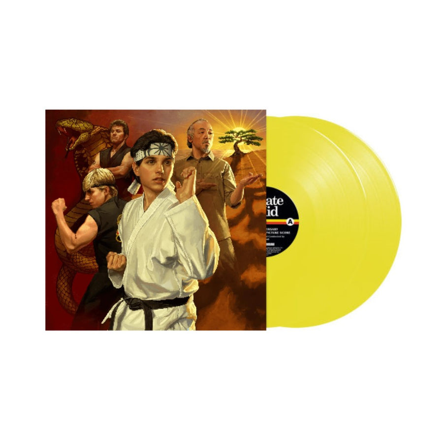 Bill Conti - The Karate Kid 40th Anniversary OST Exclusive Limited Opaque Yellow Color Vinyl 2x LP