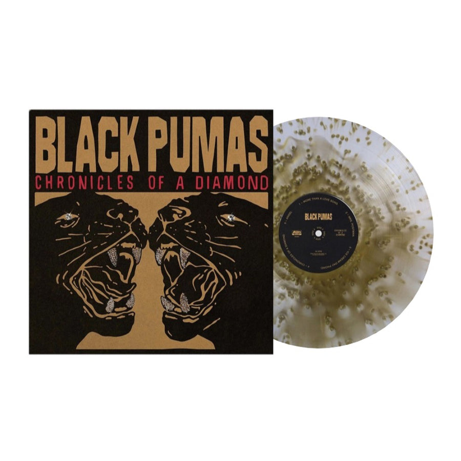 Black Pumas - Chronicles of a Diamond Exclusive Cloudy Gold Color Vinyl LP Limited Edition #1000 Copies