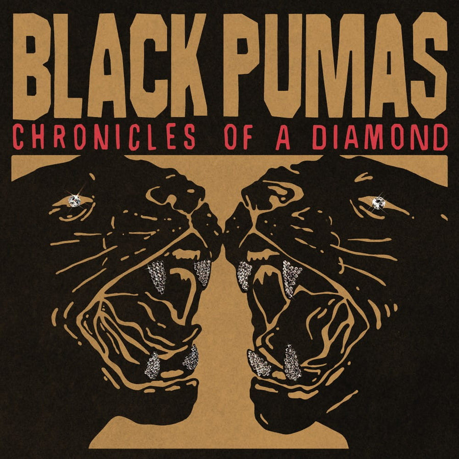 Black Pumas - Chronicles of a Diamond Exclusive Limited Edition Red & Gold Colored Vinyl LP Record