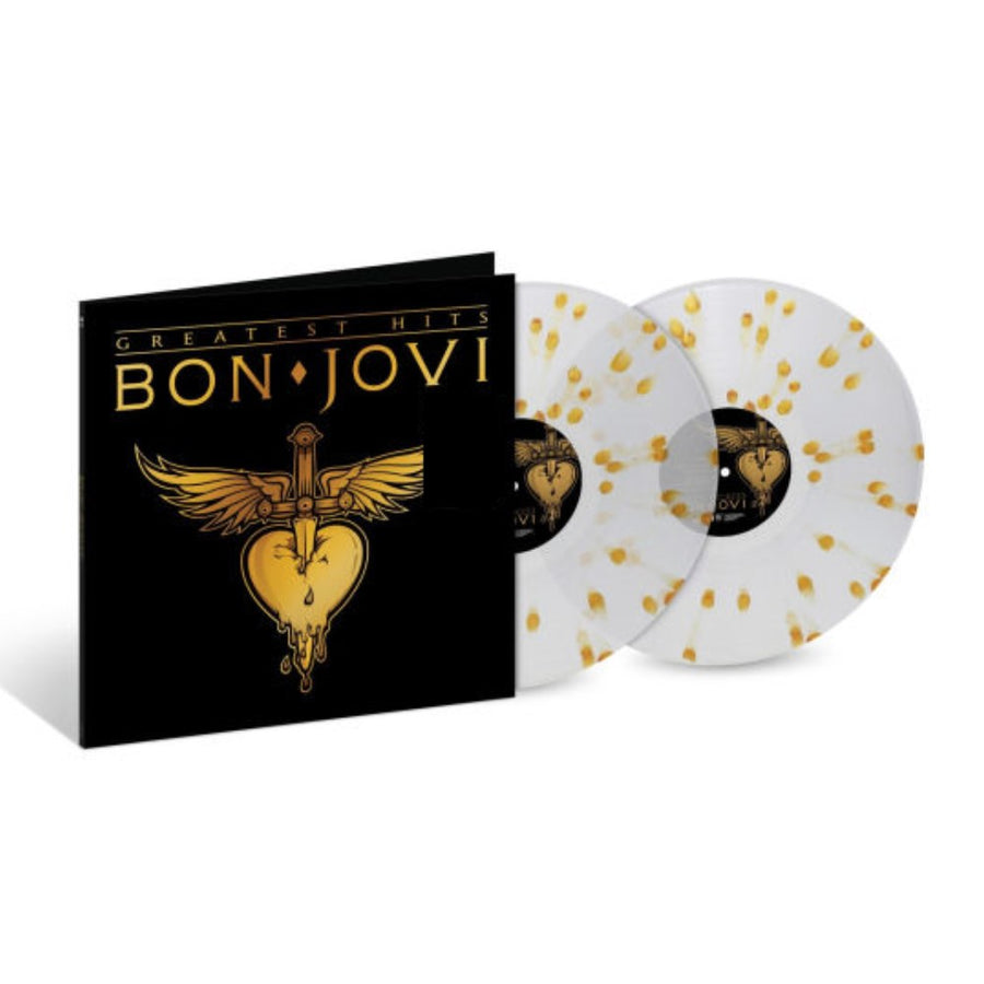 Bon Jovi - Greatest Hits Exclusive Limited Gold Splatter Color Vinyl 2x LP