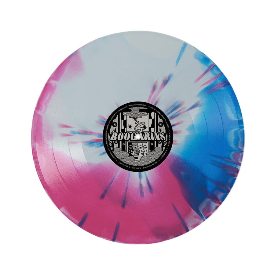 Boogarins - Levitation Sessions Exclusive Limited Inocencia Blue/Pink Bone Burst Color Vinyl LP