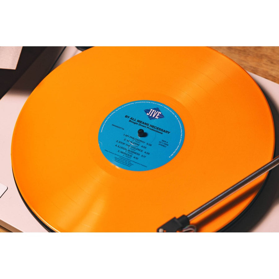 Boogie Down Productions - By All Means Necessary Exclusive VMP ROTM Club Edition Orange Color Vinyl LP