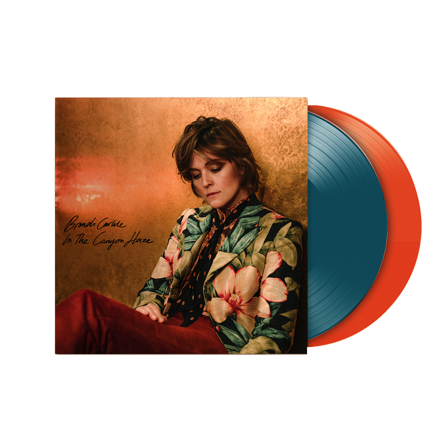 Brandi Carlile - In The Canyon Haze Exclusive Limited Edition Translucent Teal/Orange Color Vinyl 2x LP Record
