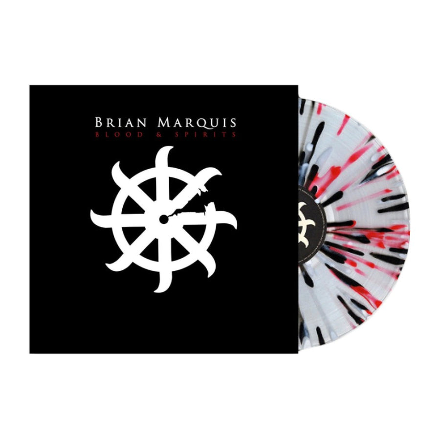 Brian Marquis - Blood And Spirits Exclusive Limited Edition Clear/Red White Black Splatter Color Vinyl LP