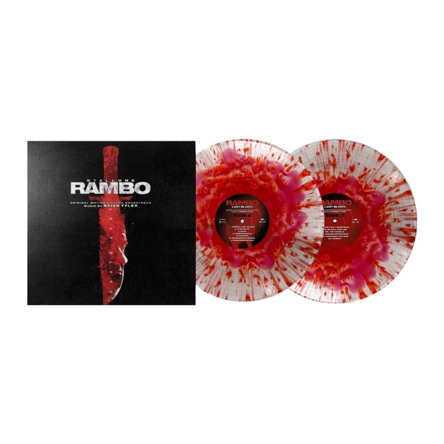 Brian Tyler - Rambo Last Blood Soundtrack Exclusive Limited Bloody Massacre Splatter Color Vinyl 2x LP