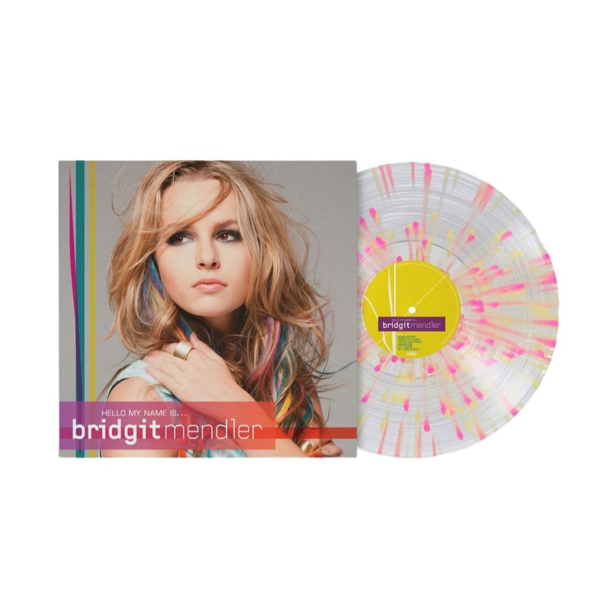 Bridgit Mendler - Hello My Name Is... Exclusive Limited Clear/Pink/Yellow Splatter Color Vinyl LP