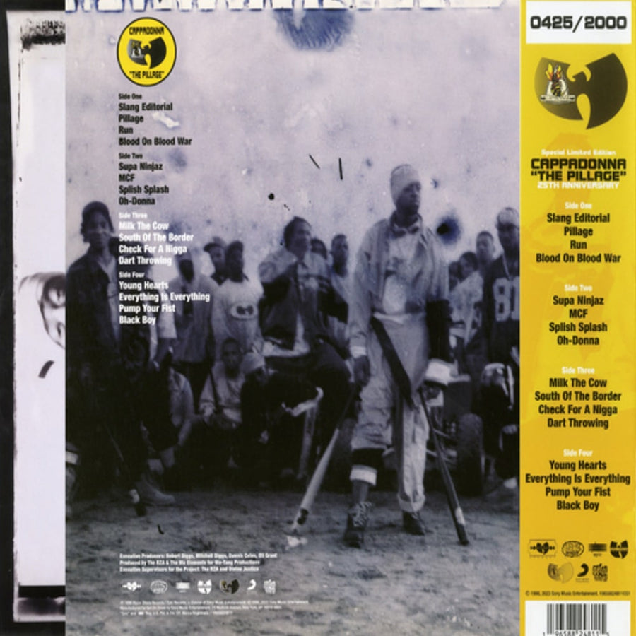 Cappadonna - The Pillage 25th Anniversary Exclusive Limited Clear/Black Swirl Color Vinyl 2x LP + OBI