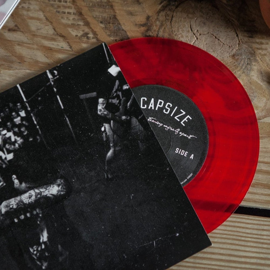 Capsize - I've Been Tearing Myself Apart Exclusive Limited Edition Transparent Red Color 7” Vinyl LP