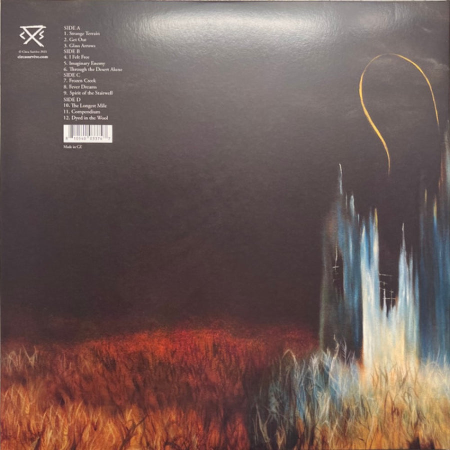 Circa Survive - Live Sky Noise Exclusive Limited Edition Blue/Orange Split/Blue Splatter Color Vinyl 2x LP Record (Condition Acceptable)