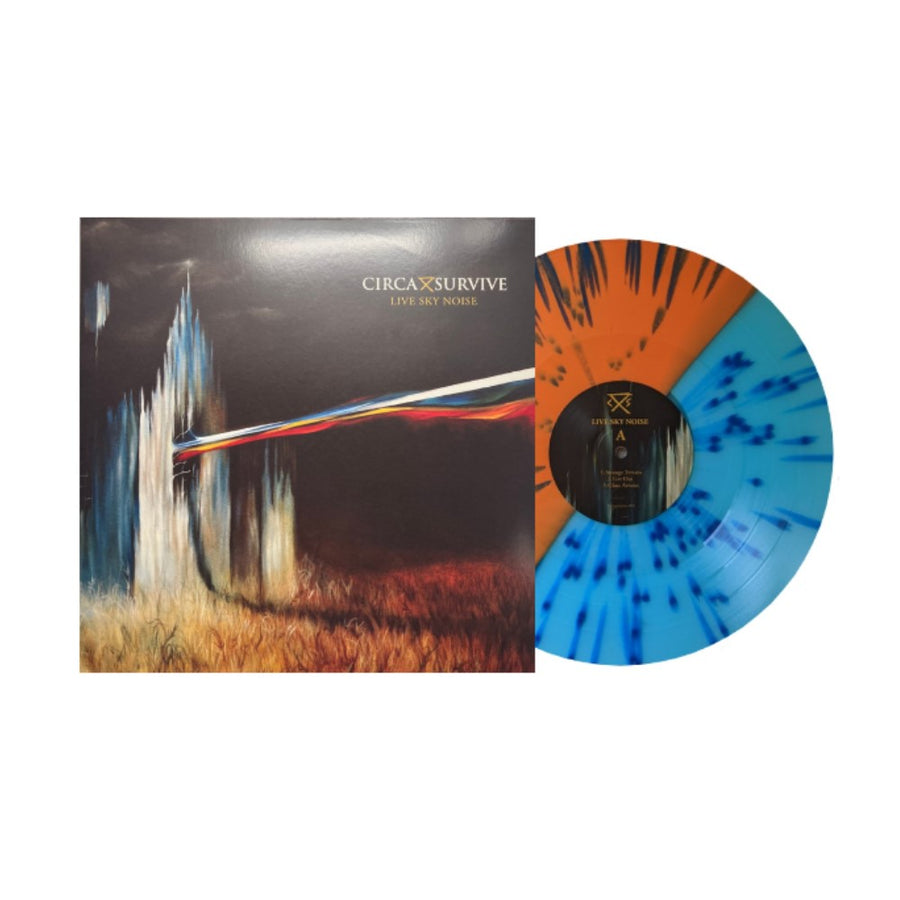 Circa Survive - Live Sky Noise Exclusive Limited Edition Blue/Orange Split/Blue Splatter Color Vinyl 2x LP Record (Condition Acceptable)