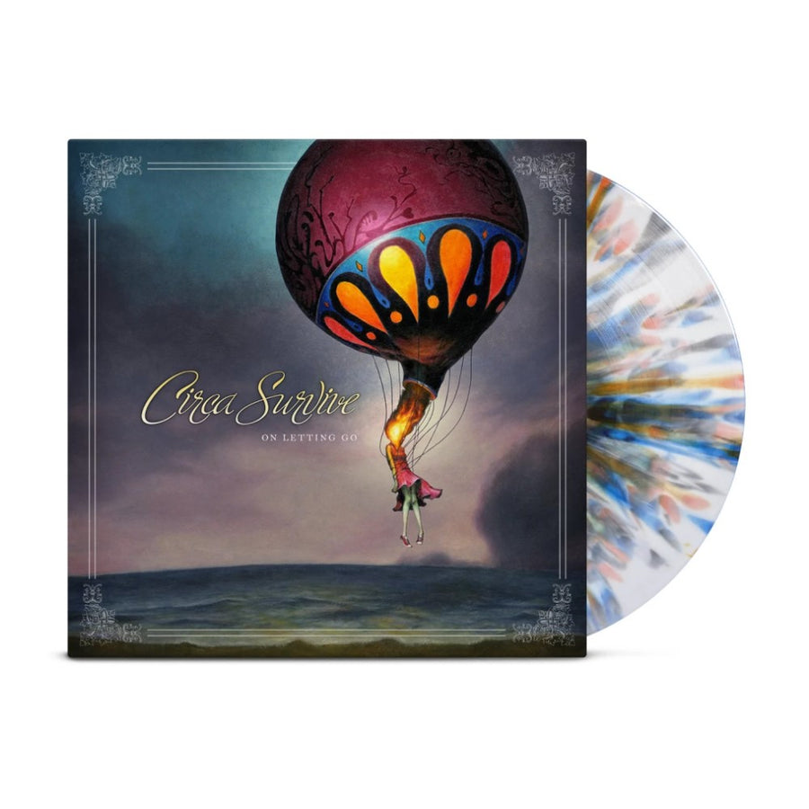 Circa Survive - On Letting Go Exclusive Limited White with Blue/Orange/Black Splatter Color Vinyl LP