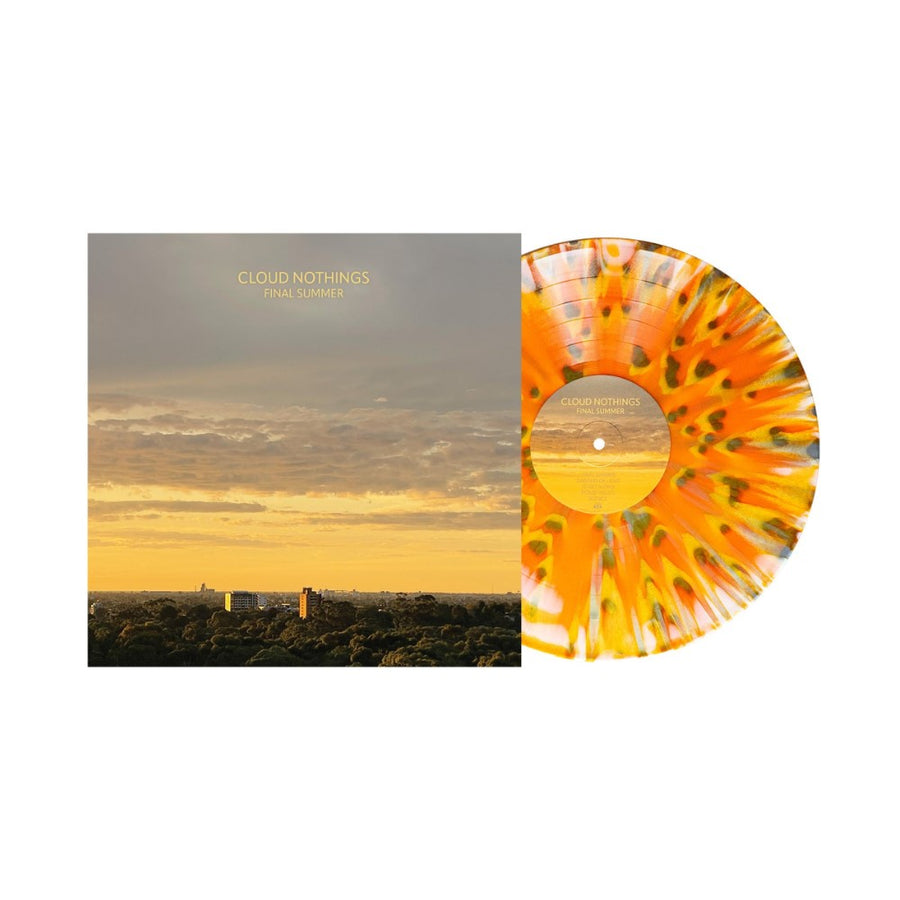 Cloud Nothings - Final Summer Exclusive Limited Orange & White Aside/Bside/Silver Splatter Color Vinyl LP