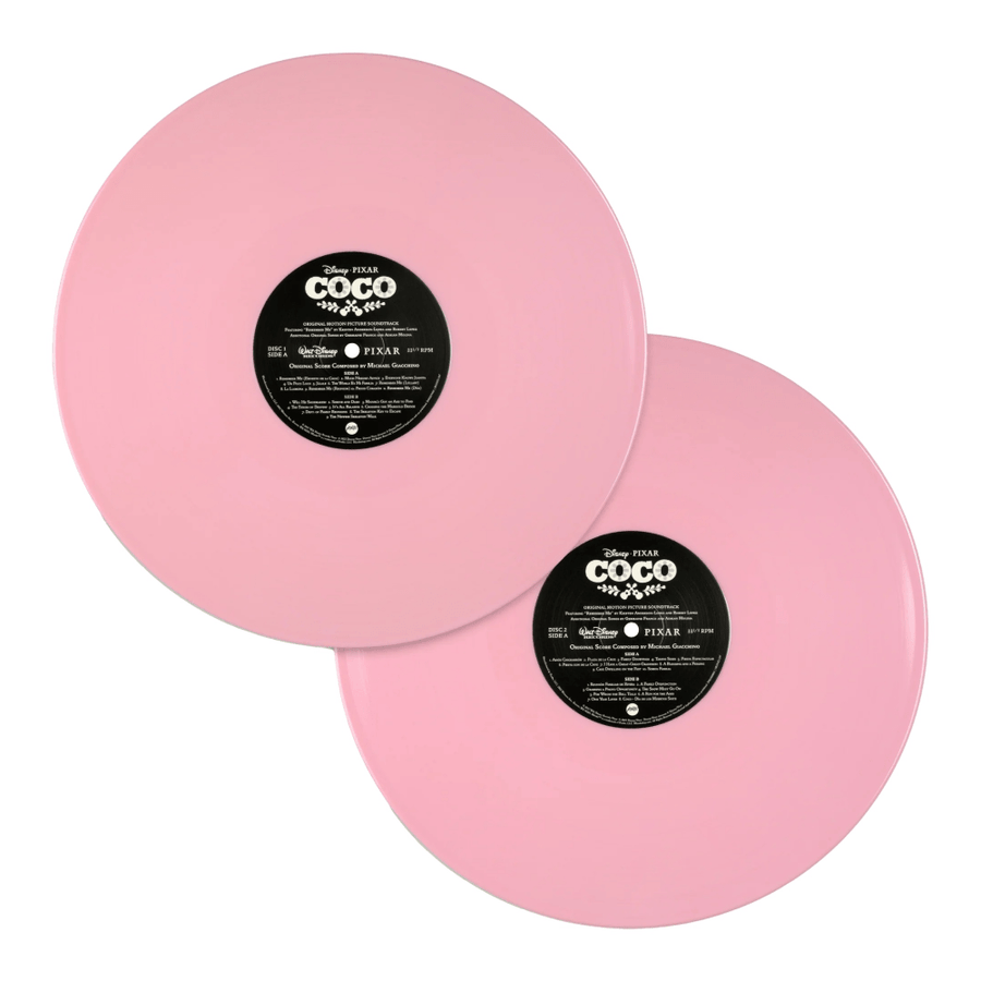 Coco Original Motion Picture Soundtrack Exclusive Limited Pink Color Vinyl 2x LP